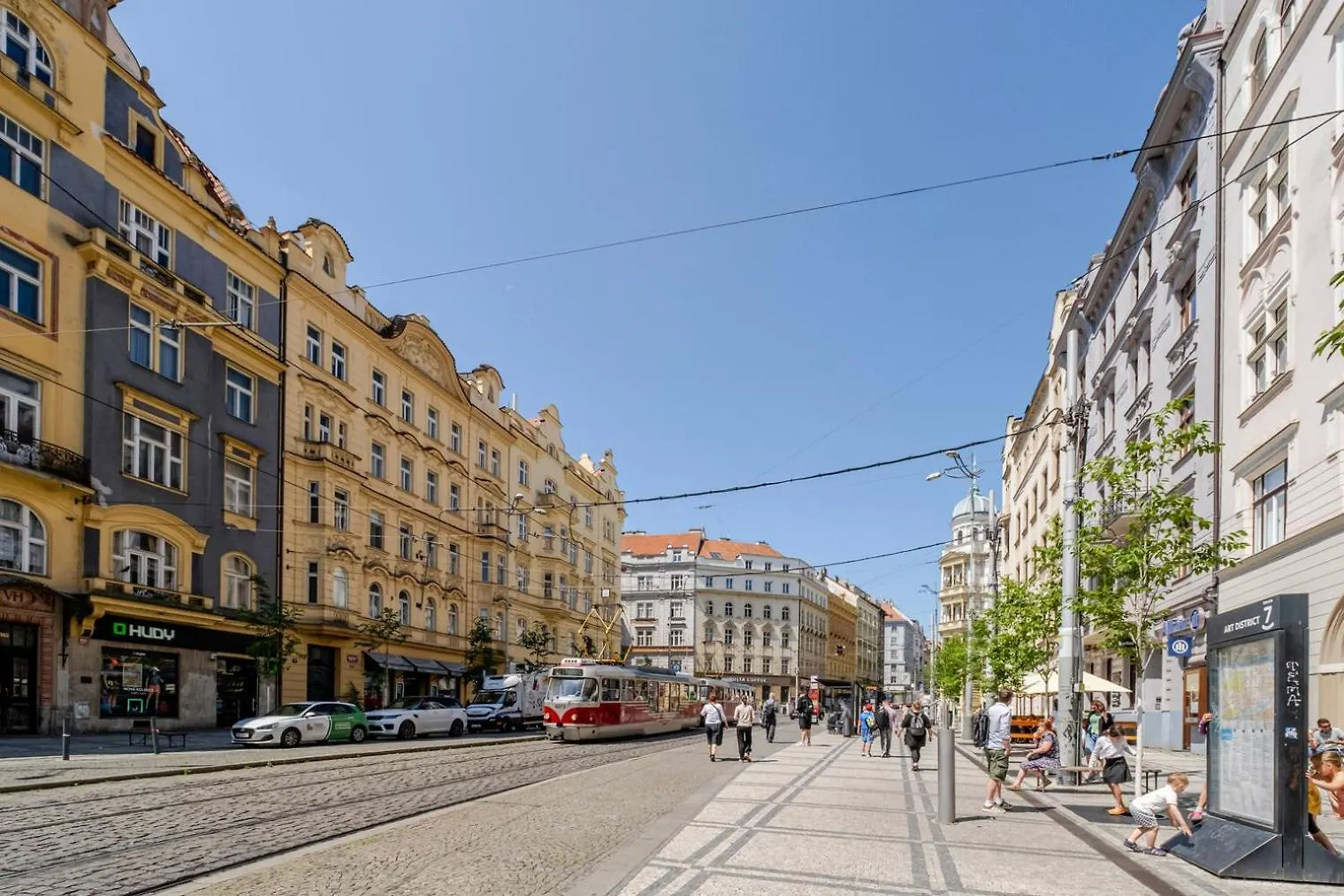 Blueground Letna Furnished Studio Foodie Area Prg-54 Praha Apartmán